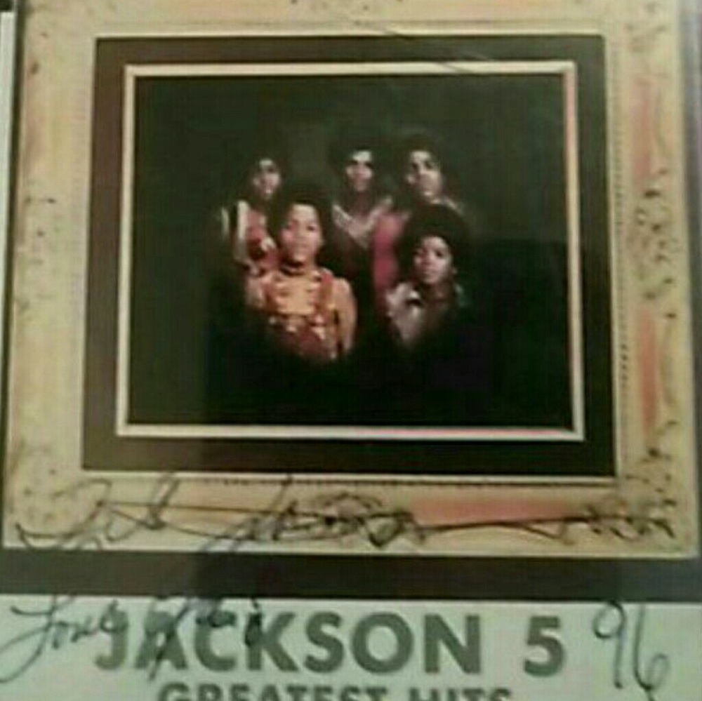 Signed cd cover